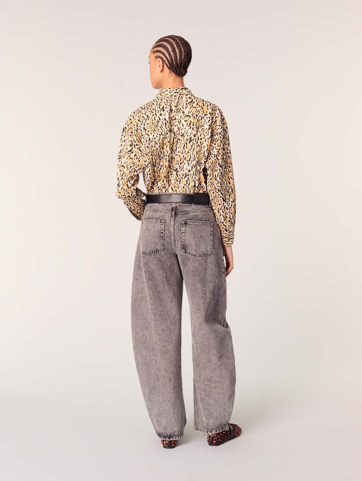 Chemise à imprimé leopard