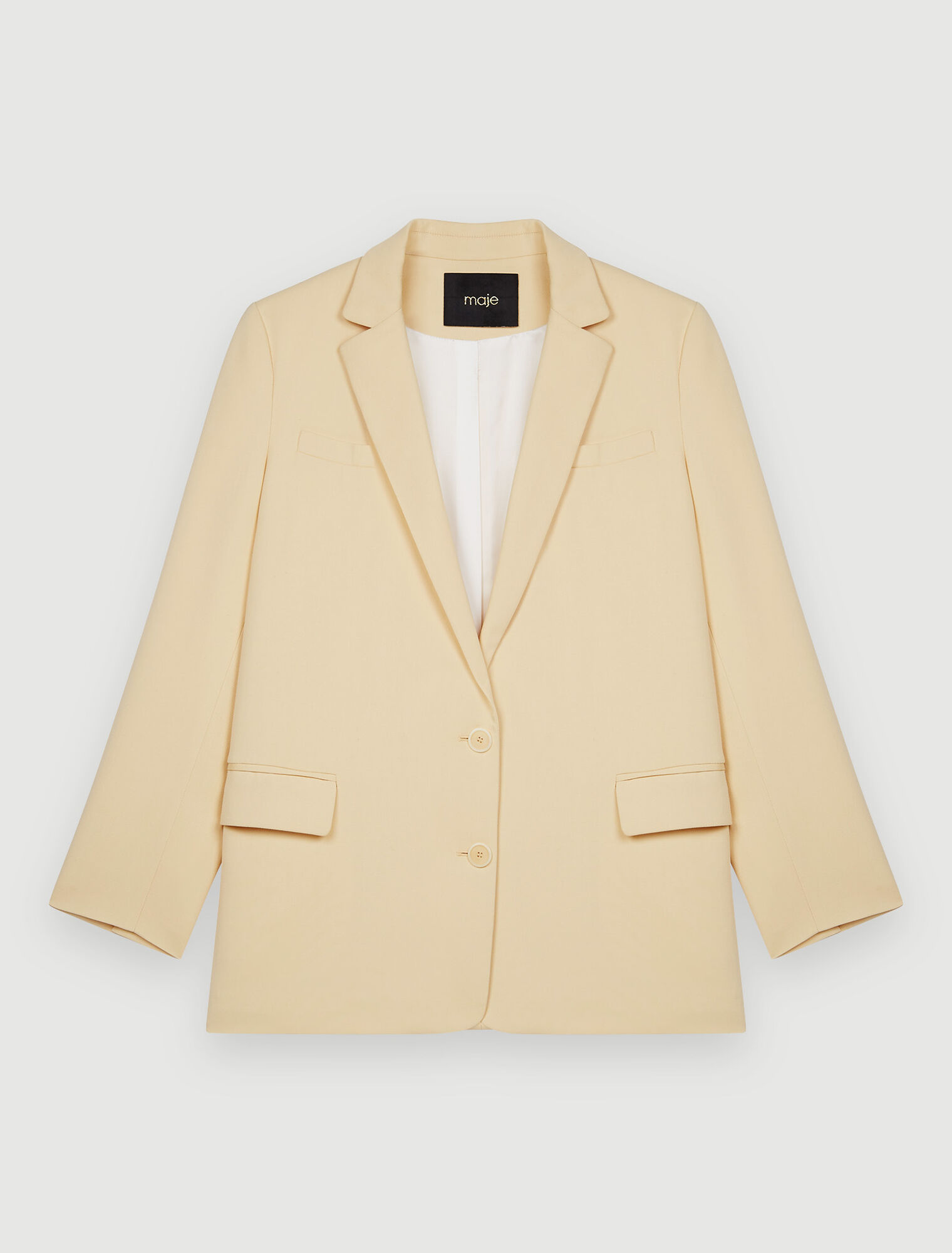 Veste tailleur croisée et ample