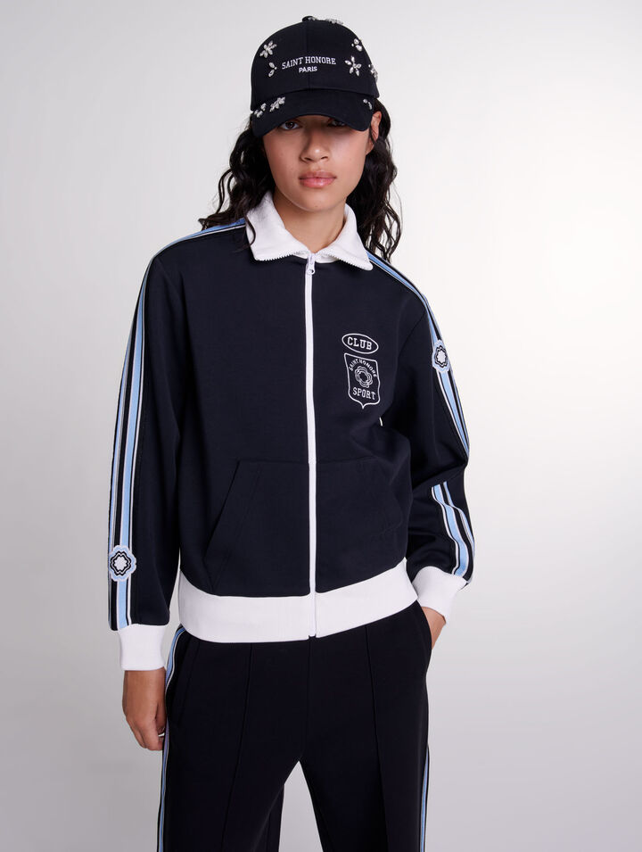 Sweatshirt zippé