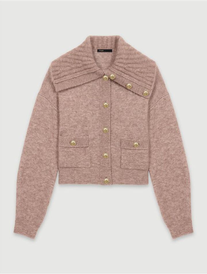 Cardigan en laine mélangée