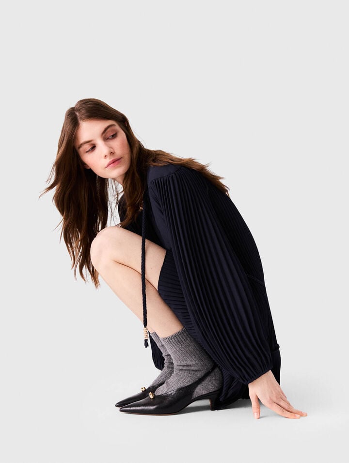 Short pleated dress