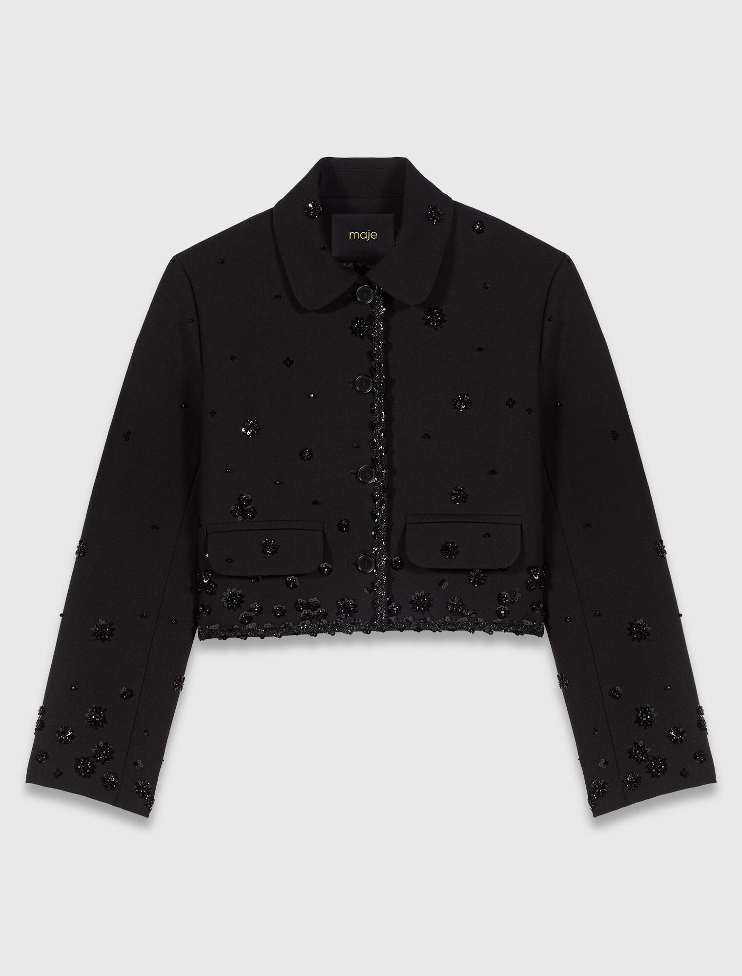 Veste courte brodée