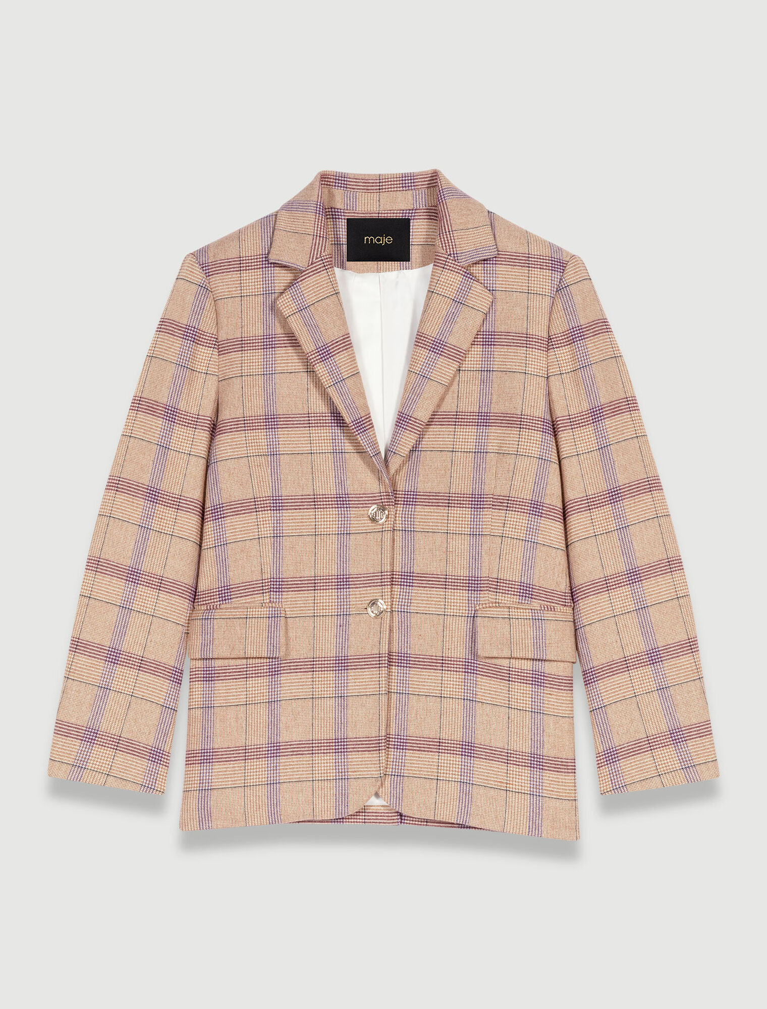 Veste de tailleur carreaux