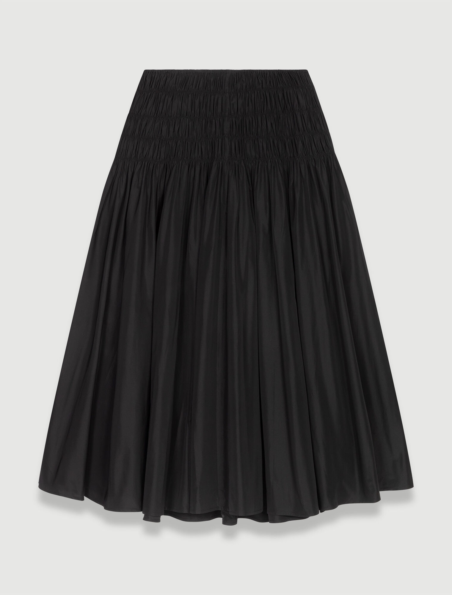 Smocked maxi skirt