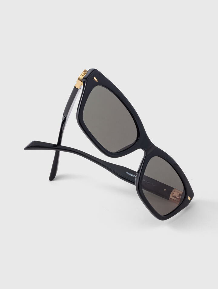Lunettes rectangles en ac&eacute;tate