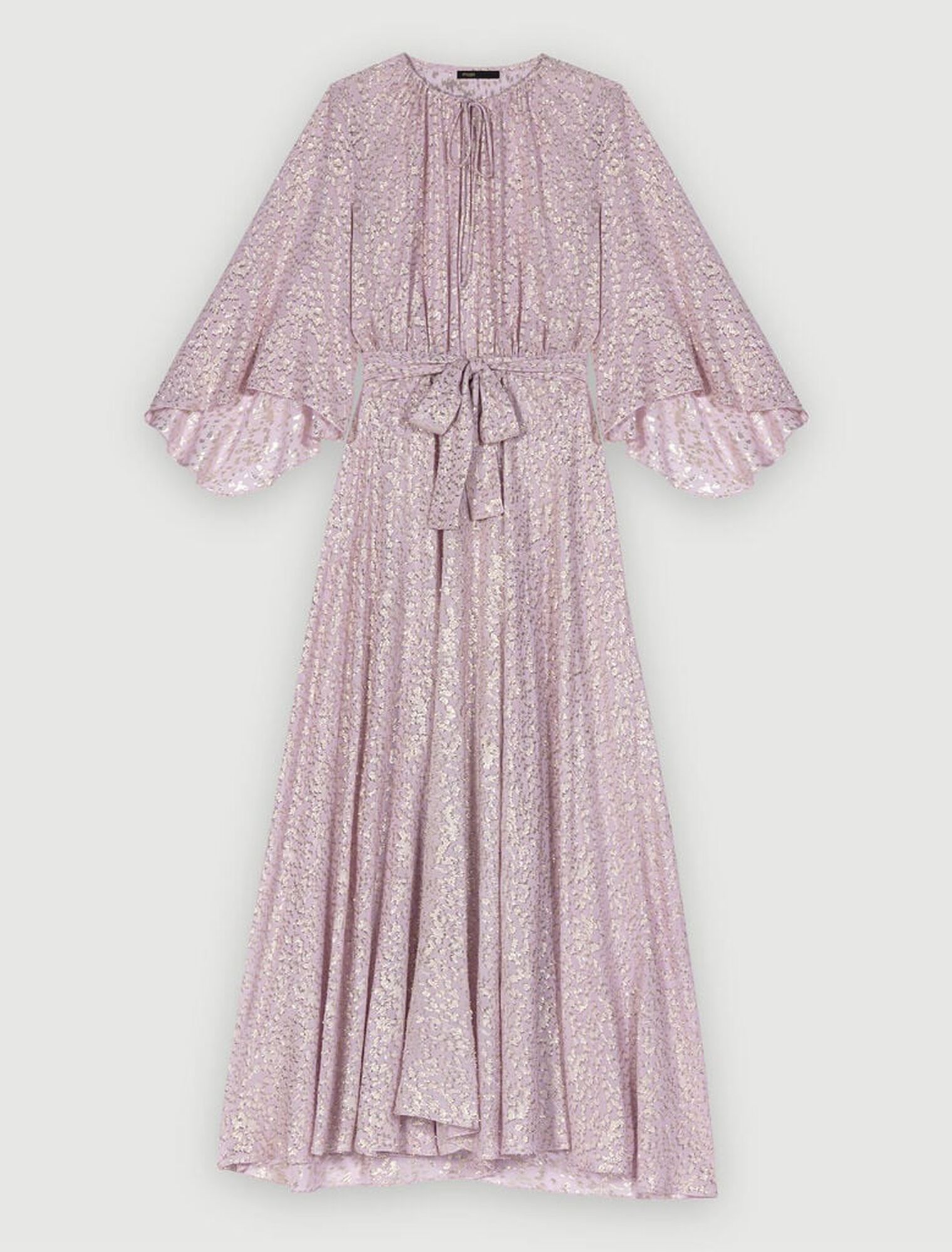 Robe longue brillante