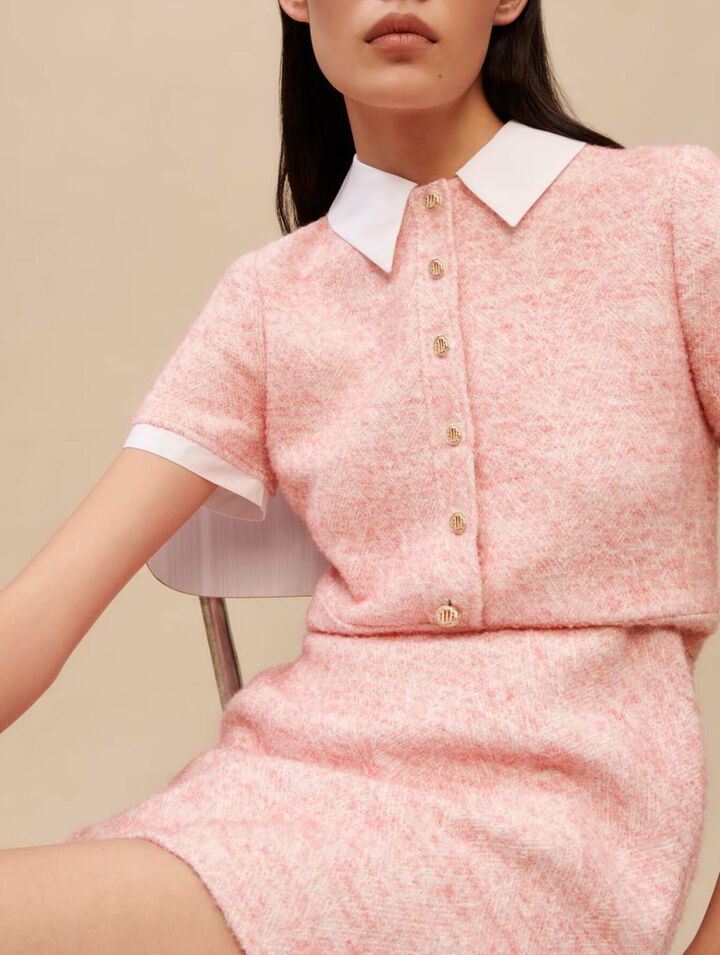 Robe tailleur rose