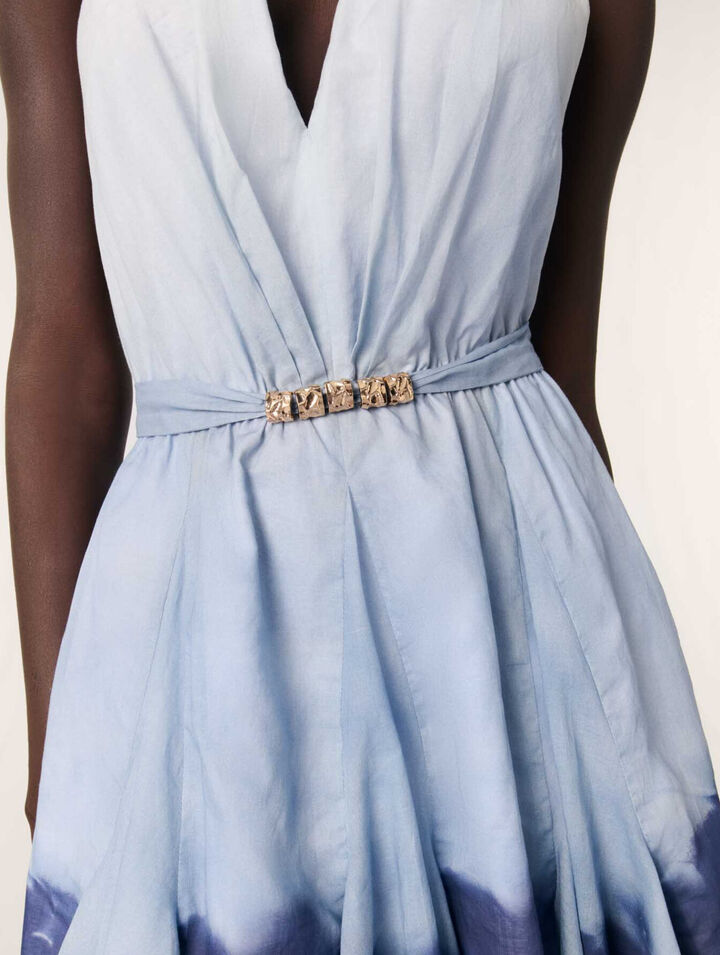 Robe courte tie & dye