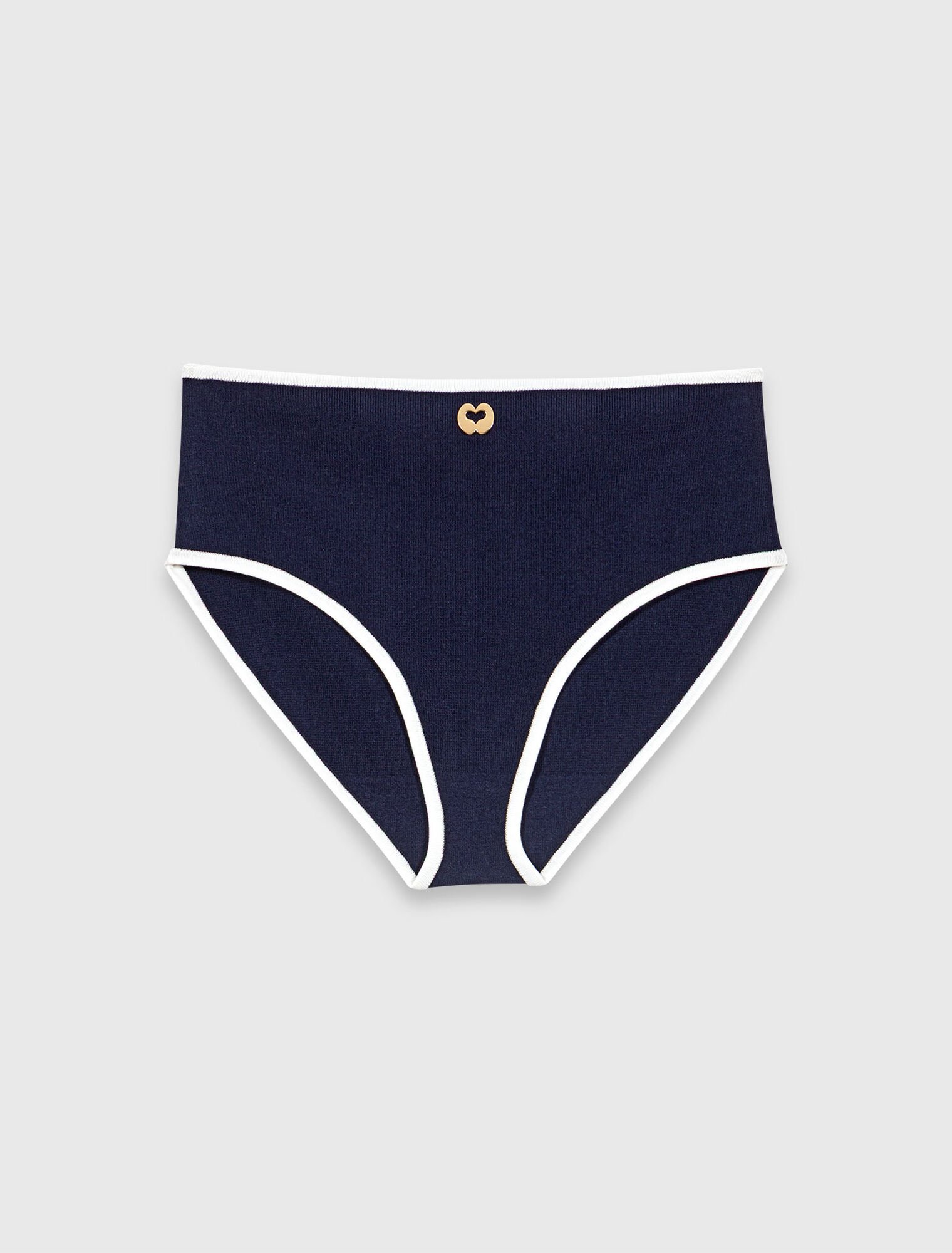 Briefs with contrasting trim
