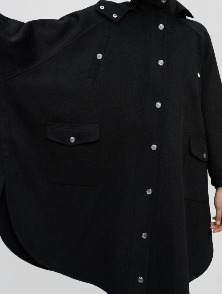 Double-sided oversize coat