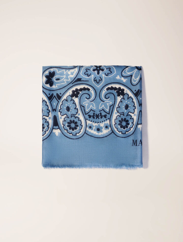 Châle à imprimé bandana