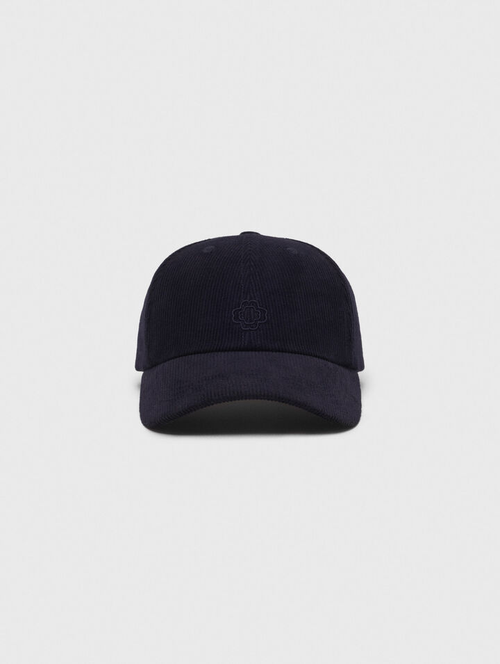 Corduroy cap