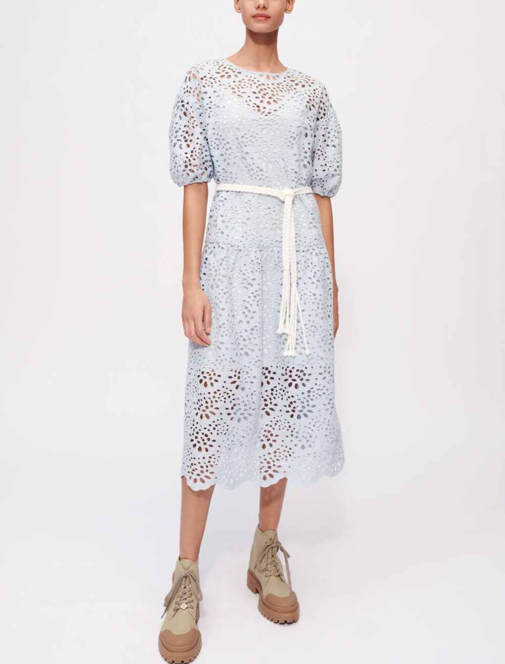 Robe en guipure dos nue Robes Maje