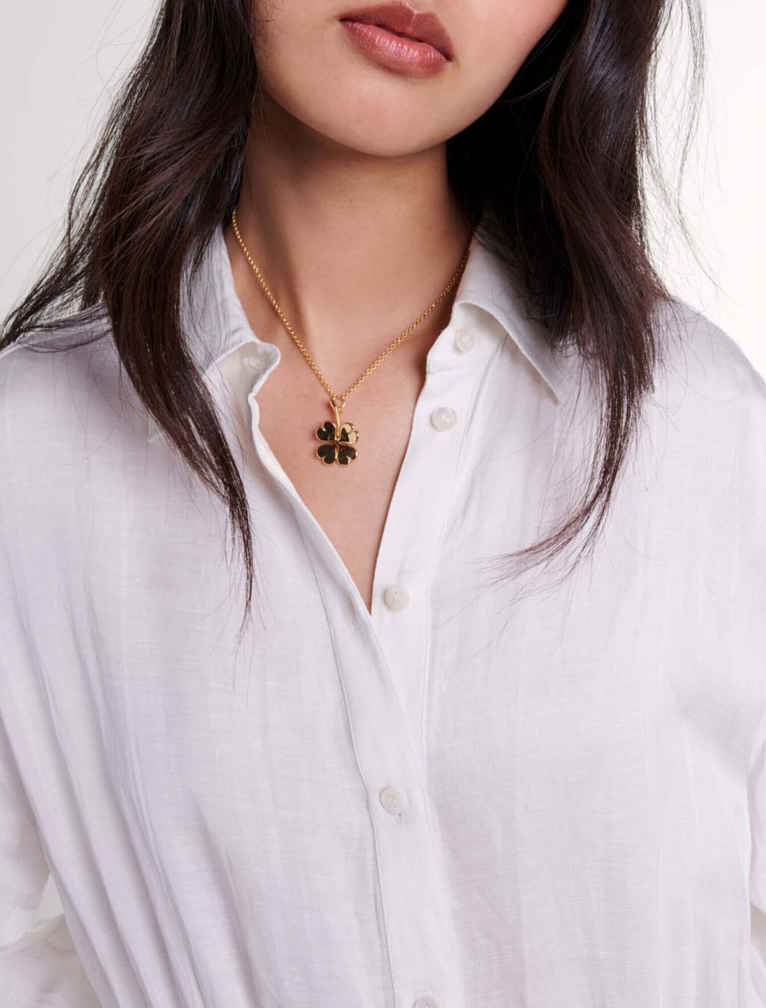 Robe longue en patchwork de coton