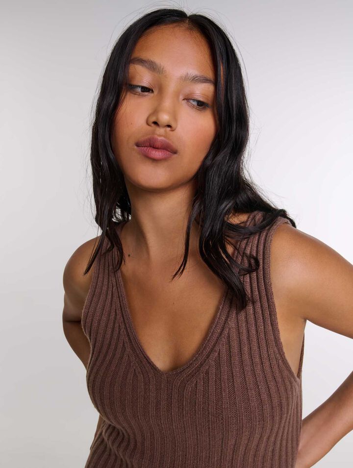 Robe longue 2-en1 en laine