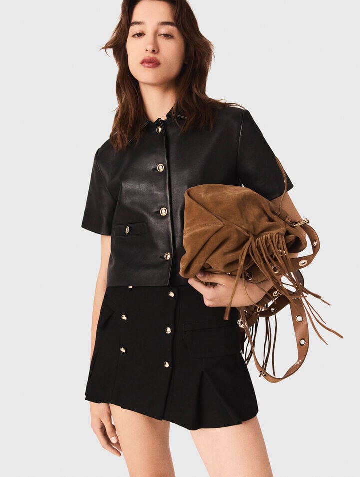 Mini jupe tailleur