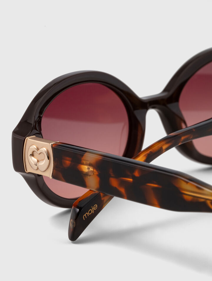 Lunettes ovales en ac&eacute;tate