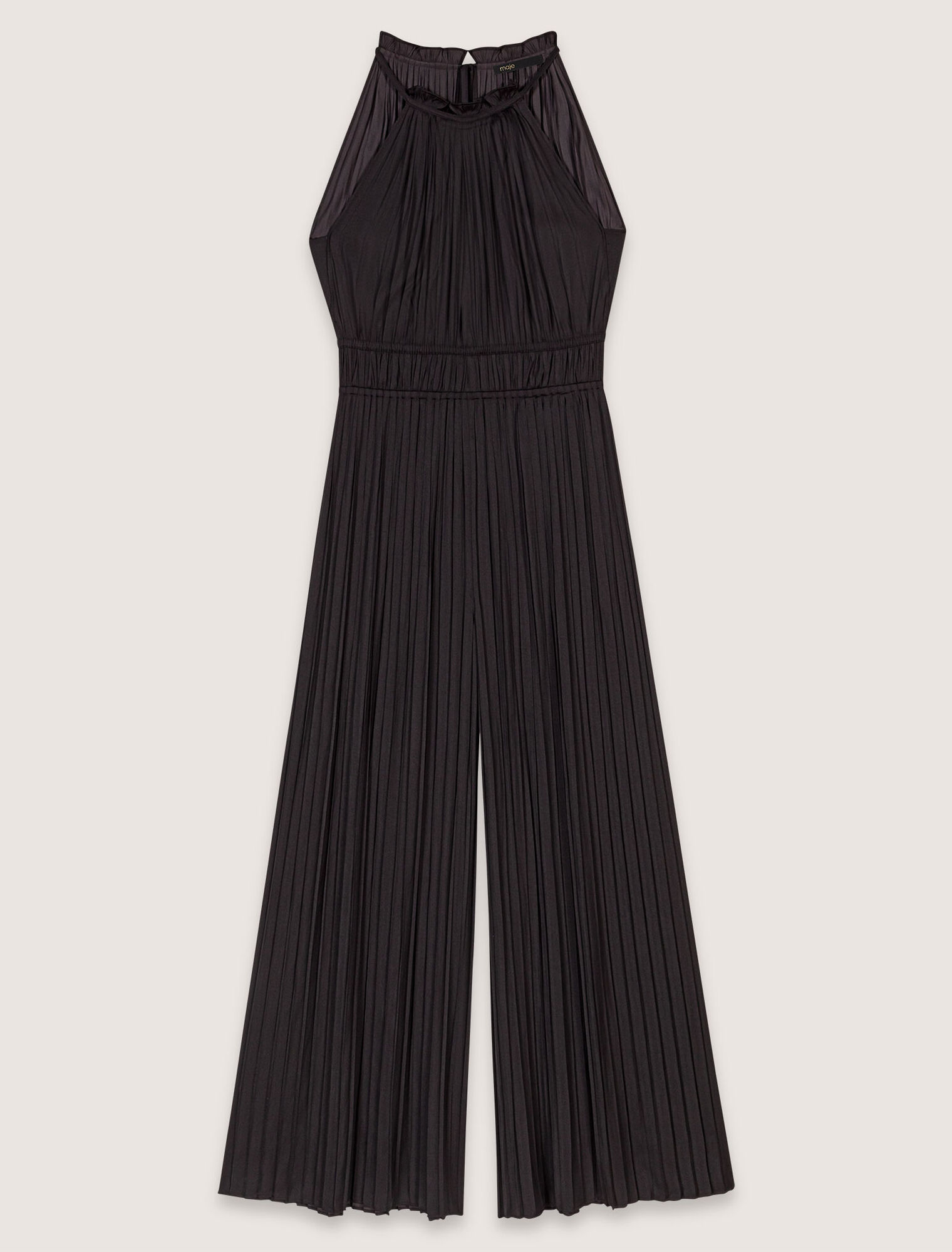 Pleated trouser suit