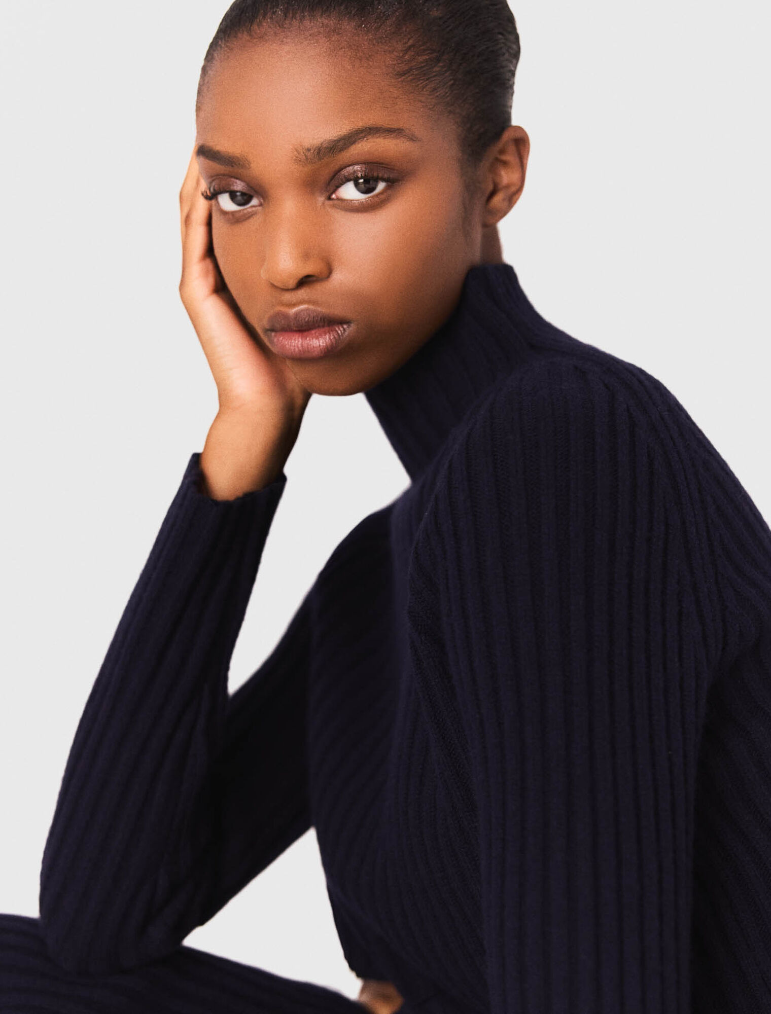 Robe en maille avec pull amovible