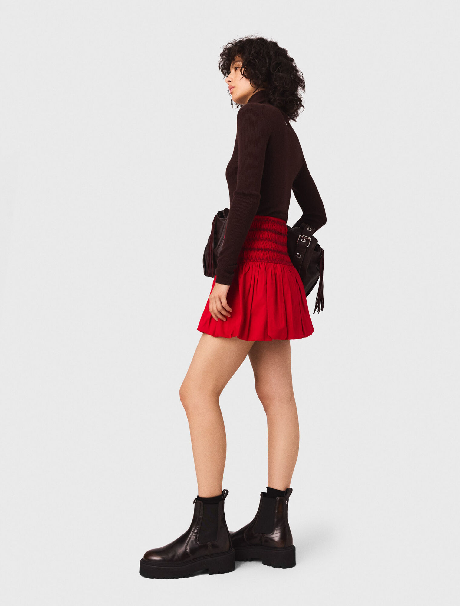 Wool and silk jumper