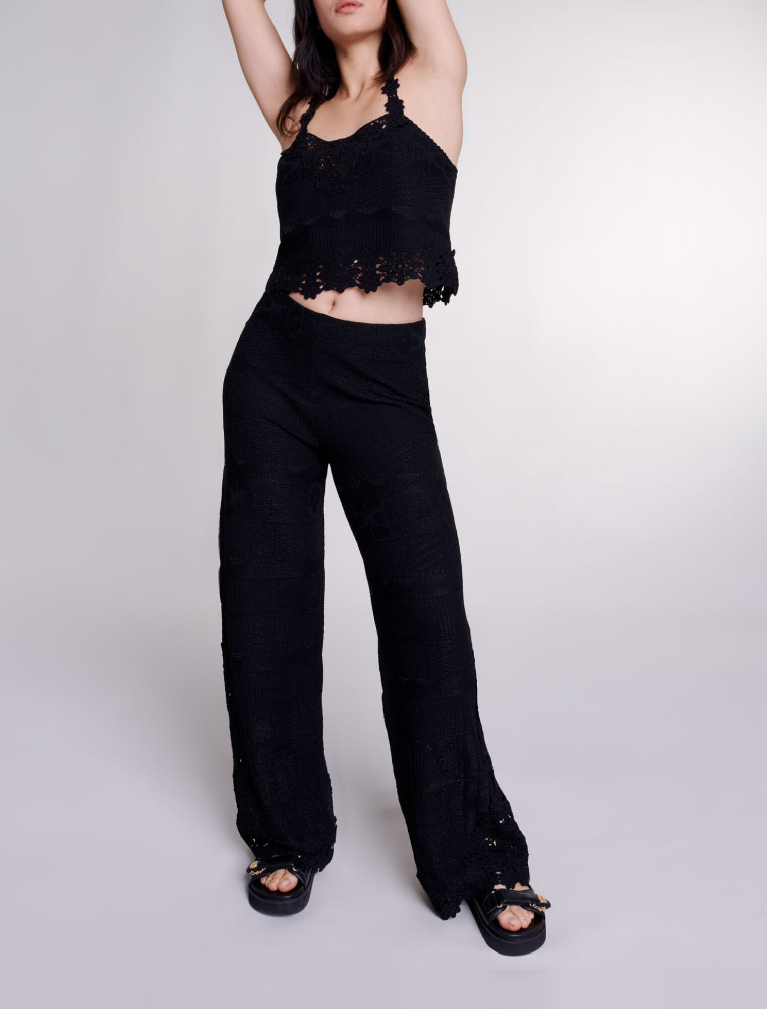 Crochet trousers