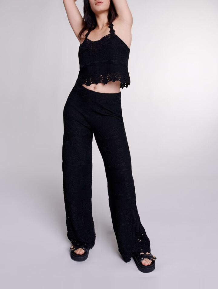 Crochet trousers