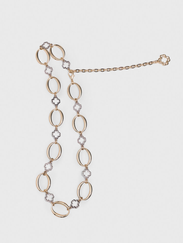 Clover link jewellery belt