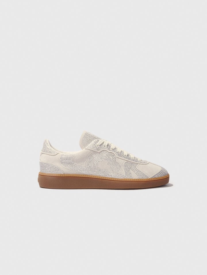 Basket casual à strass
