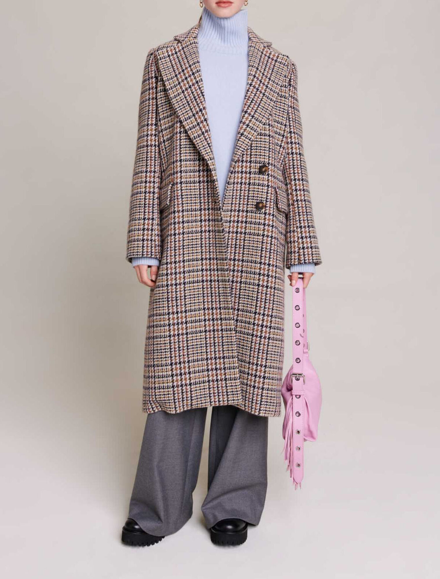 Manteau long tailleur
