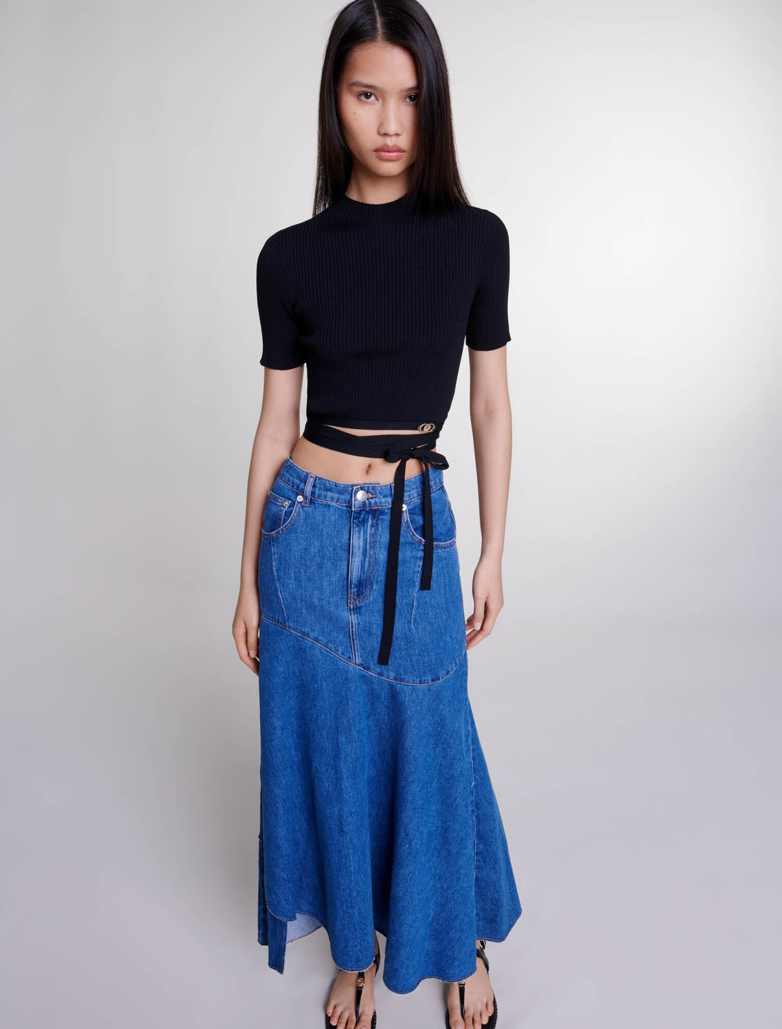 Crop top croisé