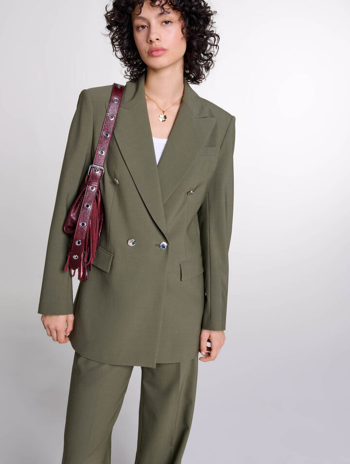 Veste de tailleur cintrée