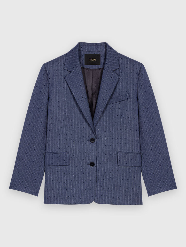 Veste de tailleur à strass