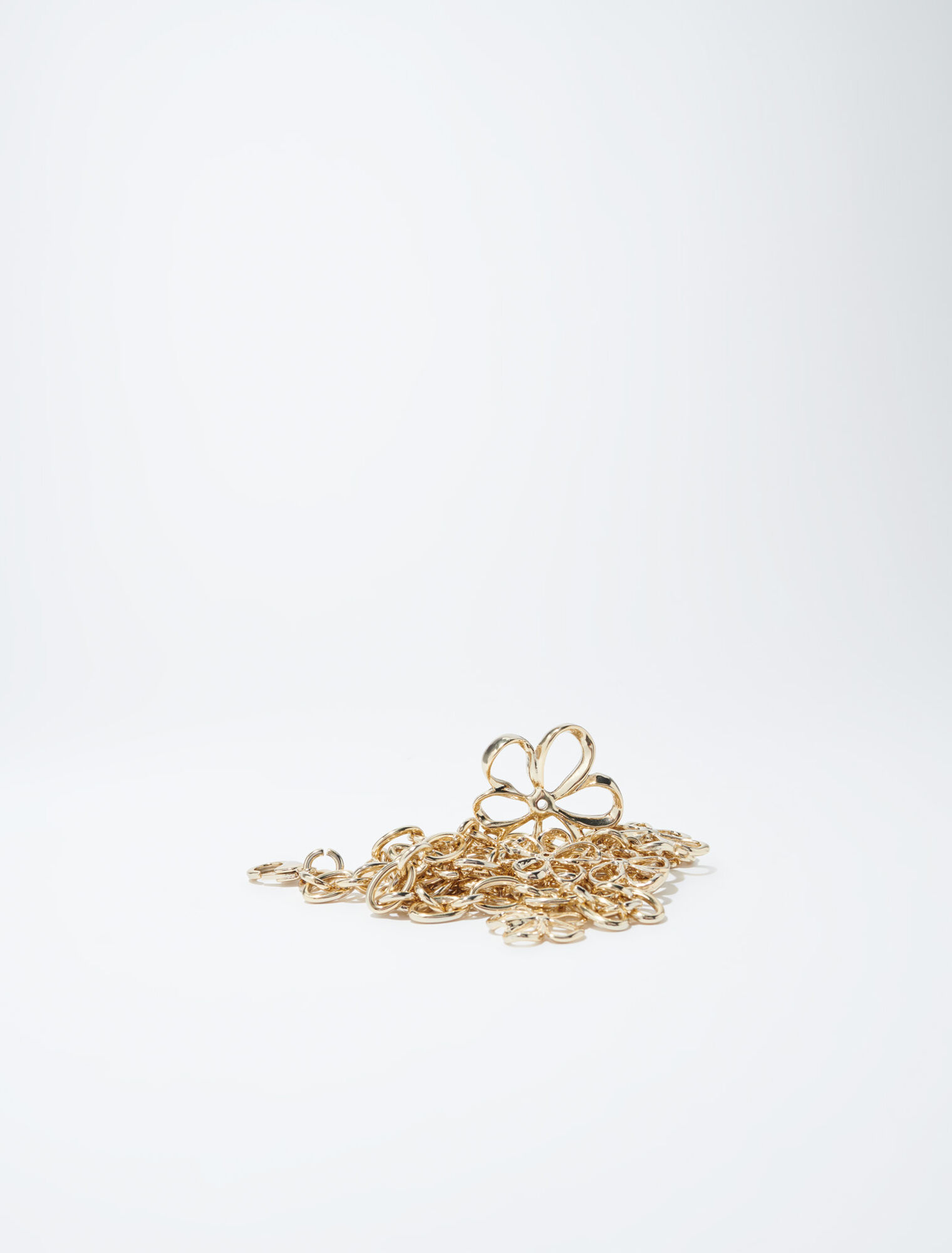 Ceinture chaîne ornée de fleurs
