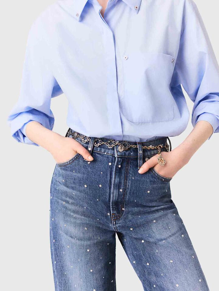 Ceinture chaine Clover bicolore
