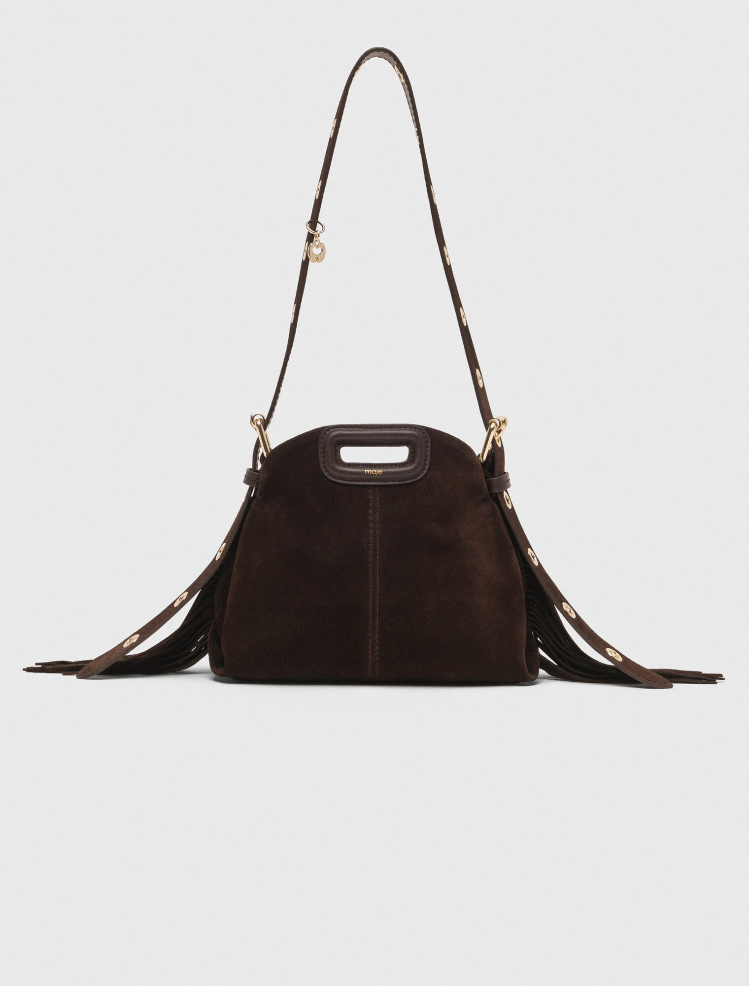 Miss M mini suede leather bag