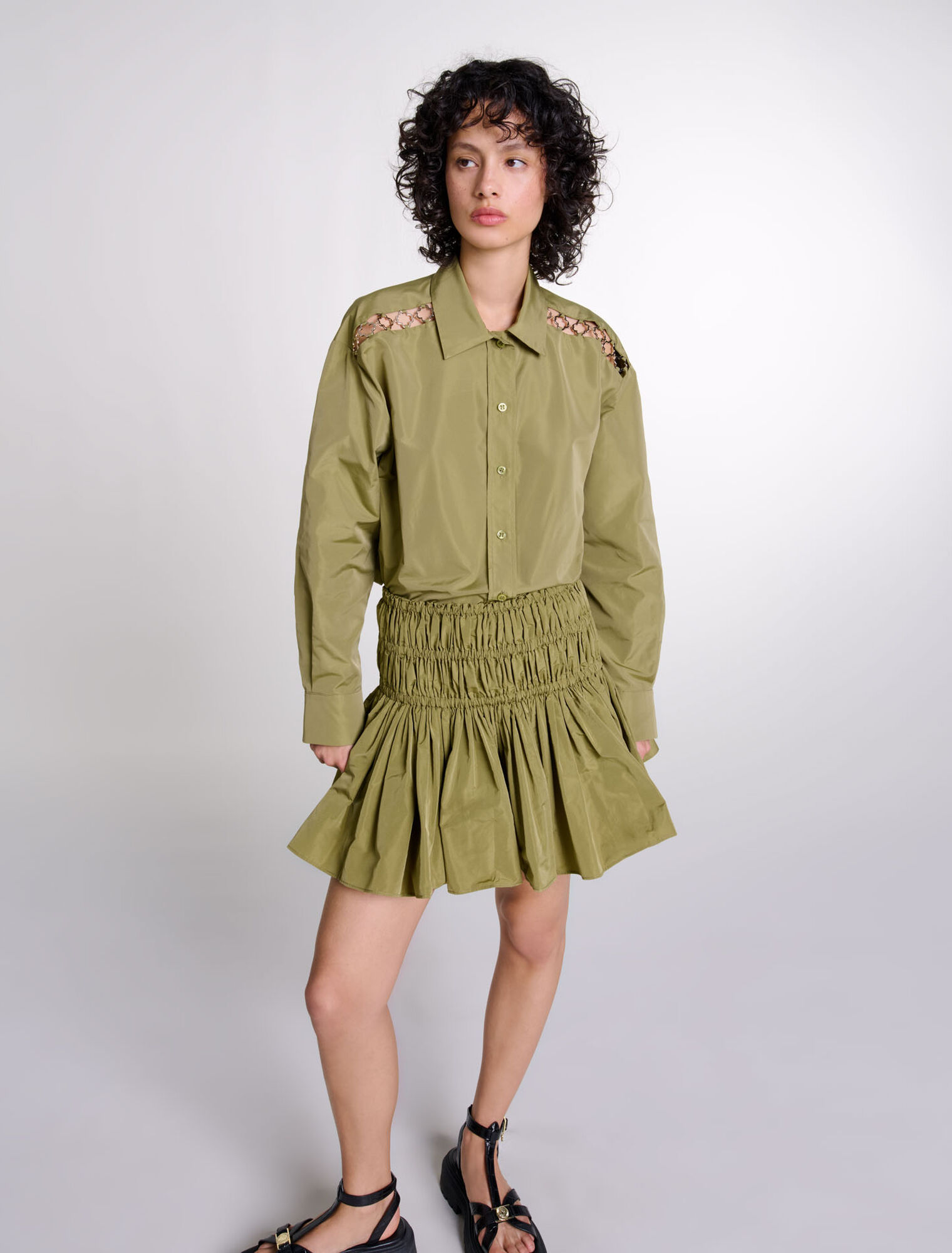 Openwork shirt