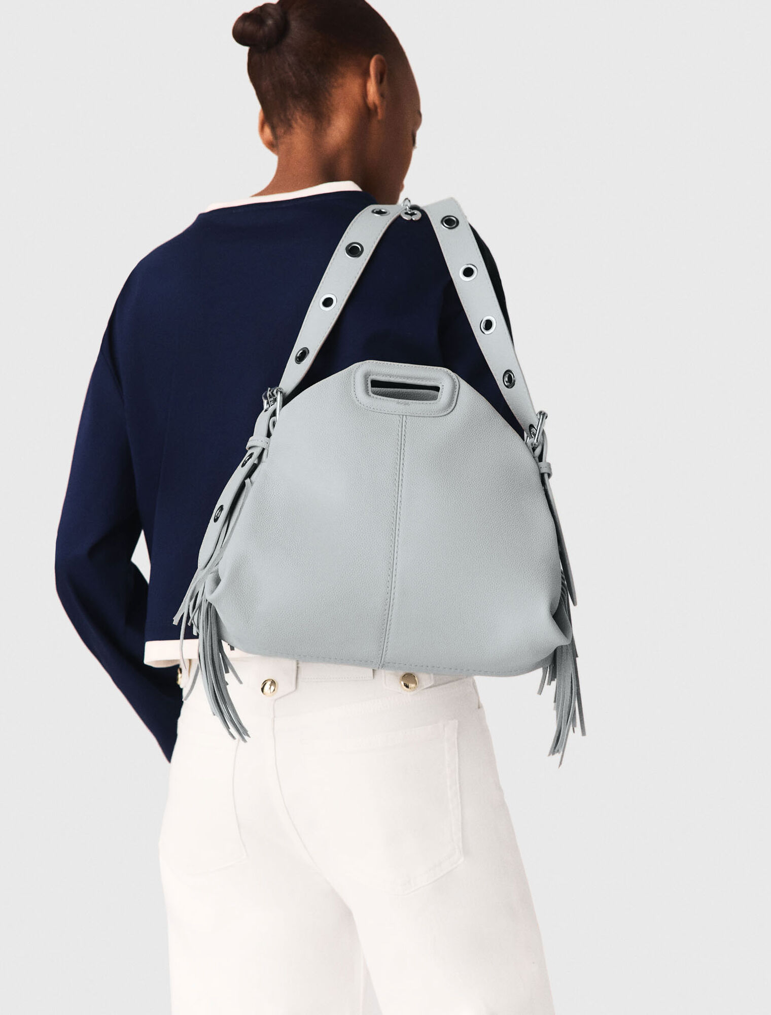 Sac Miss M en cuir grain&eacute;