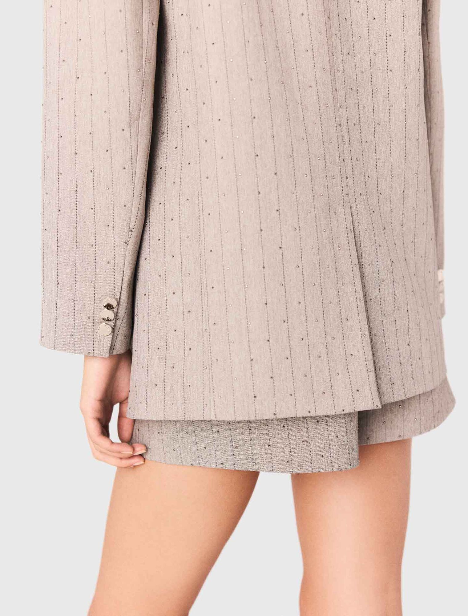 Veste de tailleur à strass