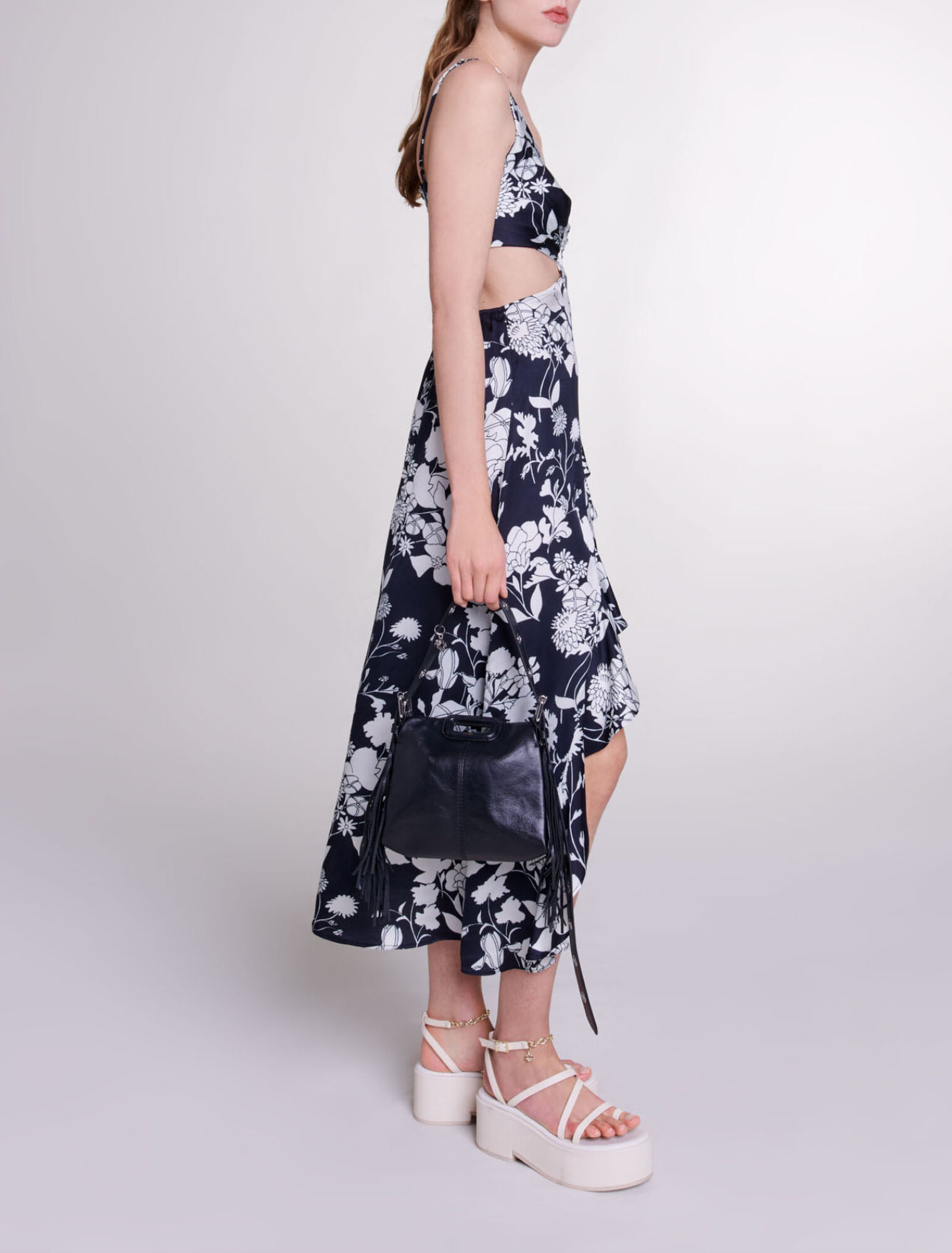 Cutaway maxi dress