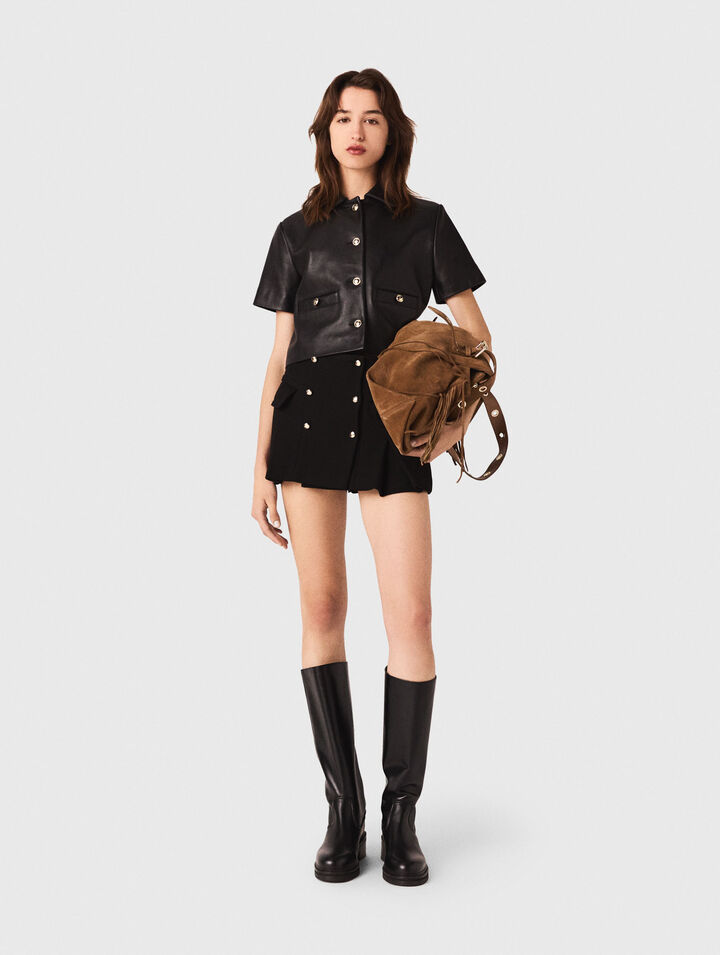 Mini jupe tailleur
