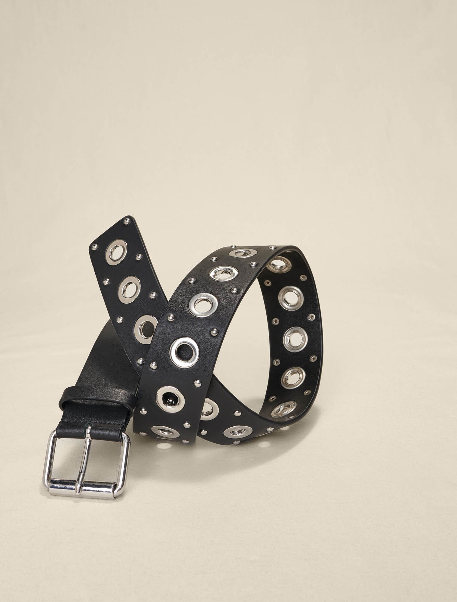 Ceinture à studs empiécés