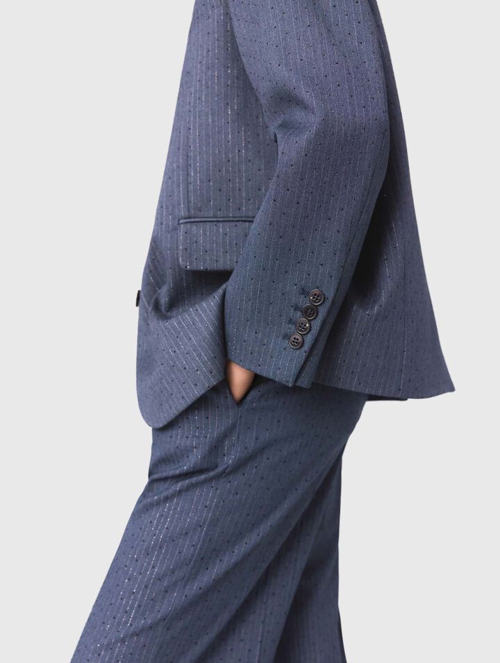 Veste de tailleur à strass
