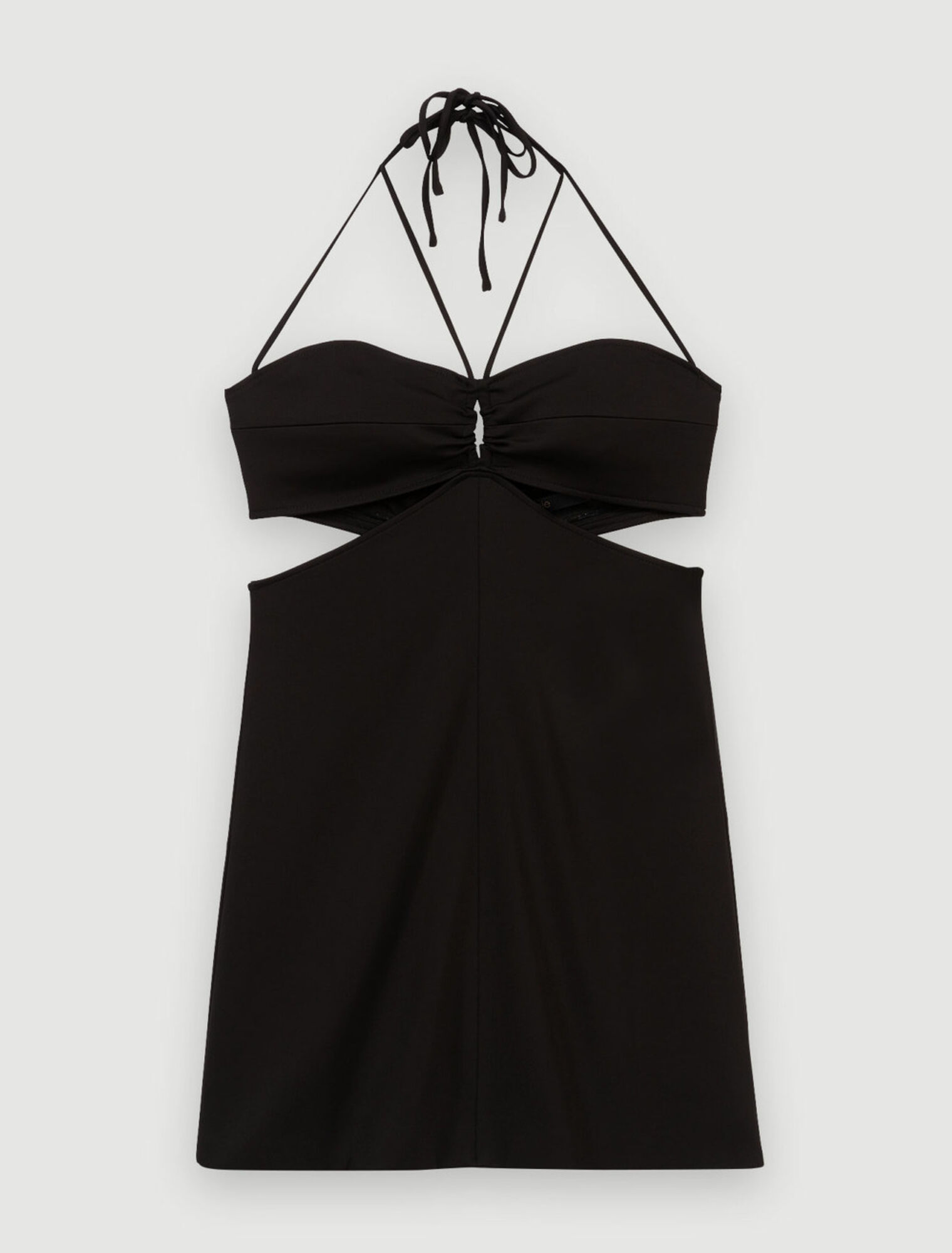 Robe courte ajourée
