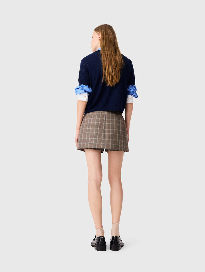 Pull strass&eacute; ton sur ton