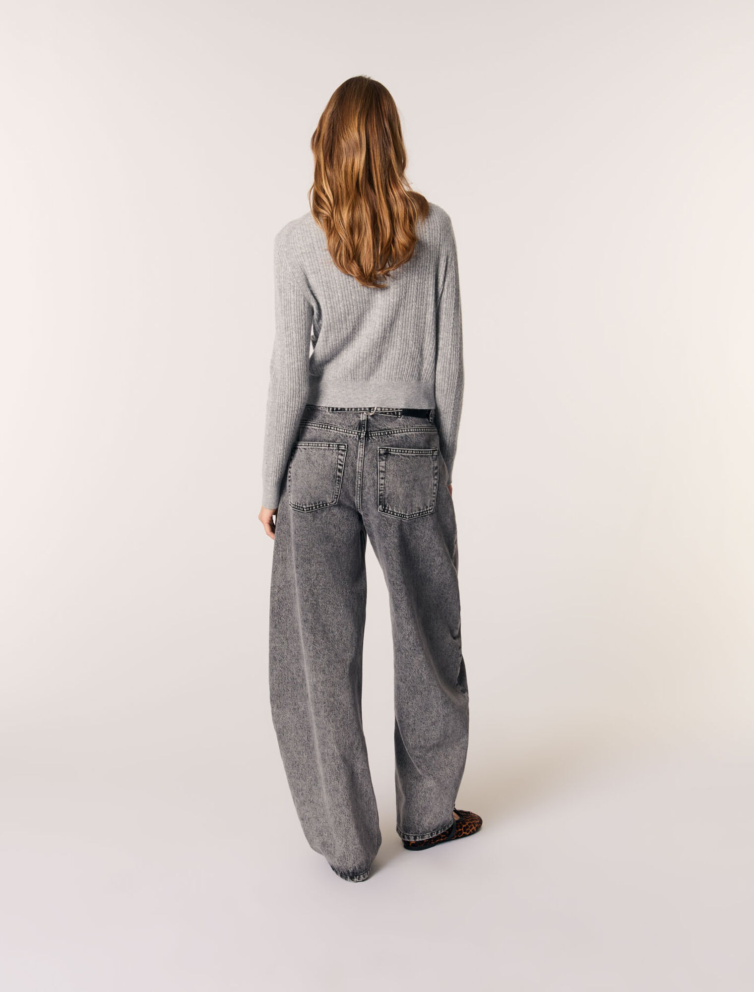 Cardigan à col bijoux amovible