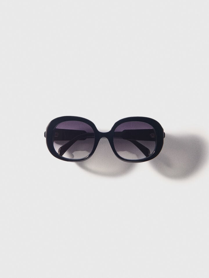 Lunettes rondes en acétate