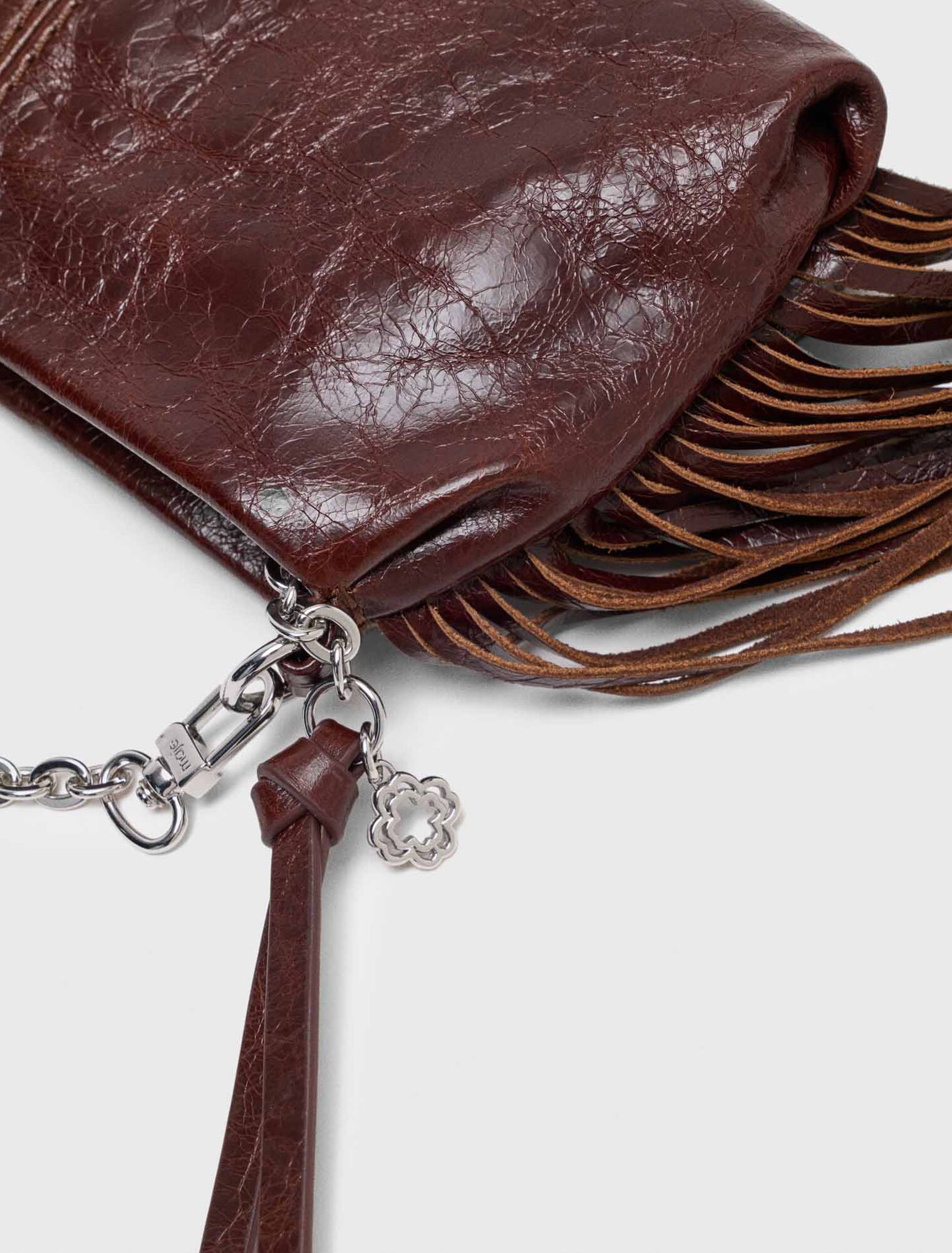Pochette Miss M pouch en cuir vernis