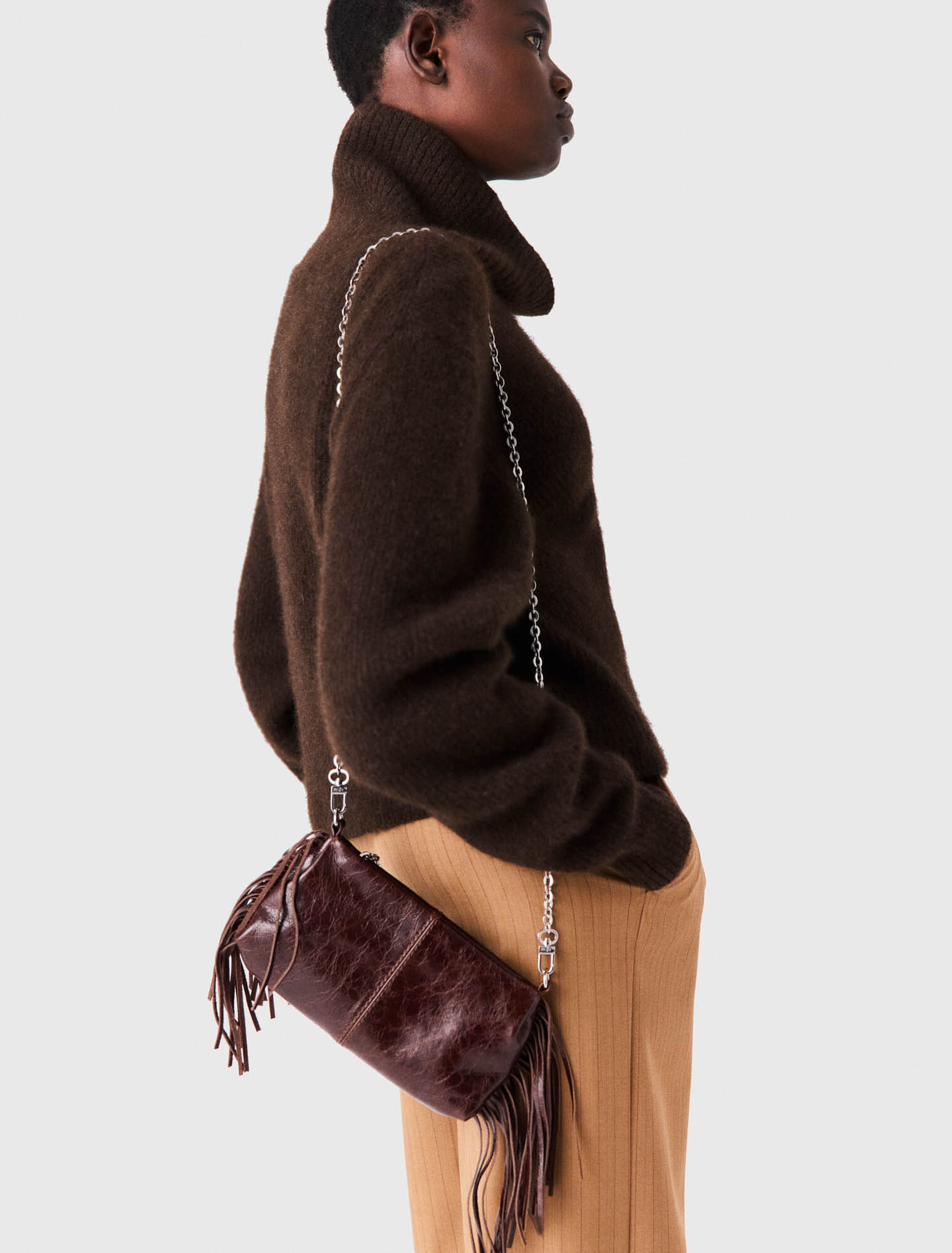 Pochette Miss M pouch en cuir vernis