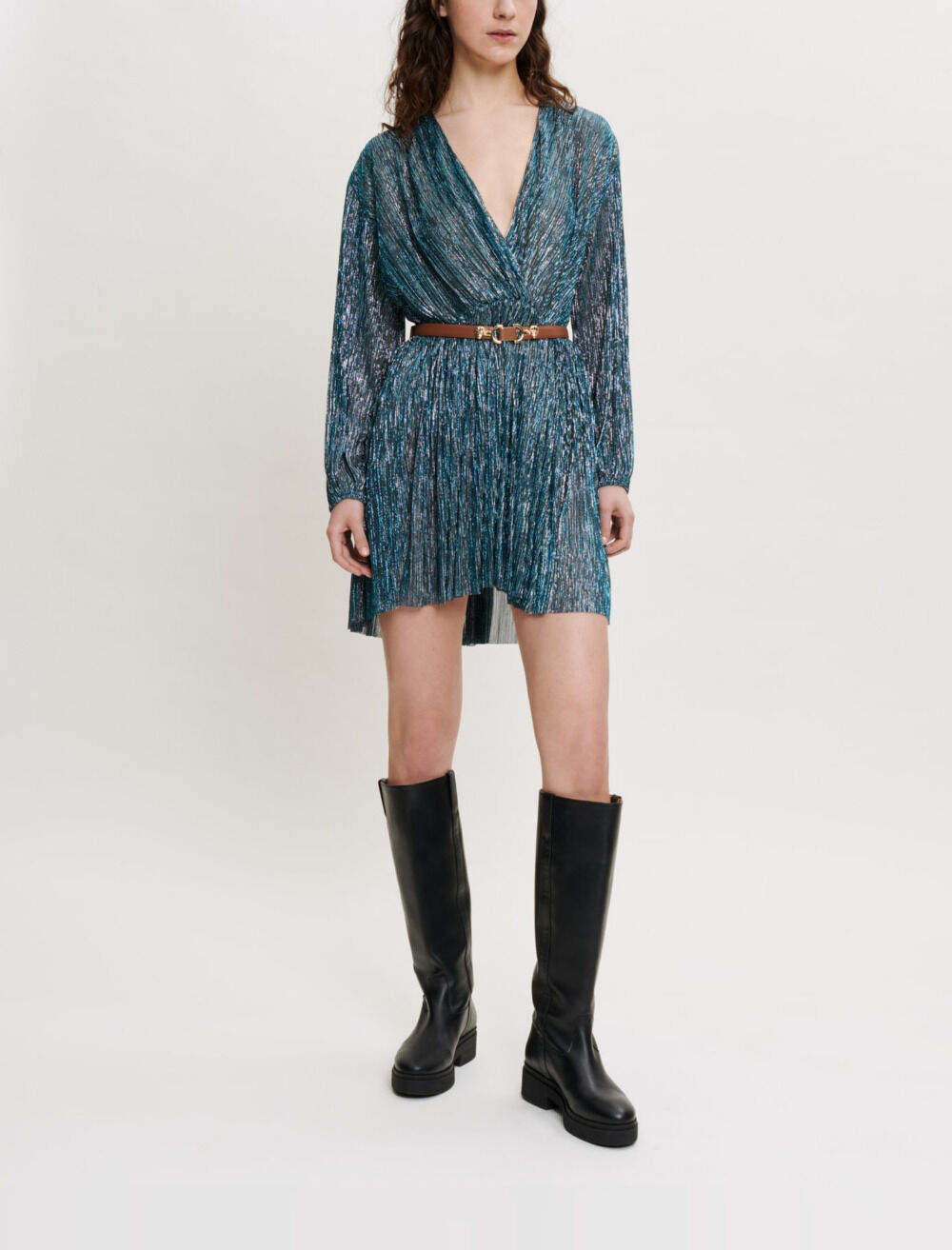 Robe maje plissee discount
