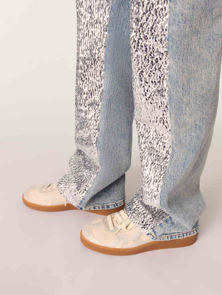 Casual rhinestone trainers